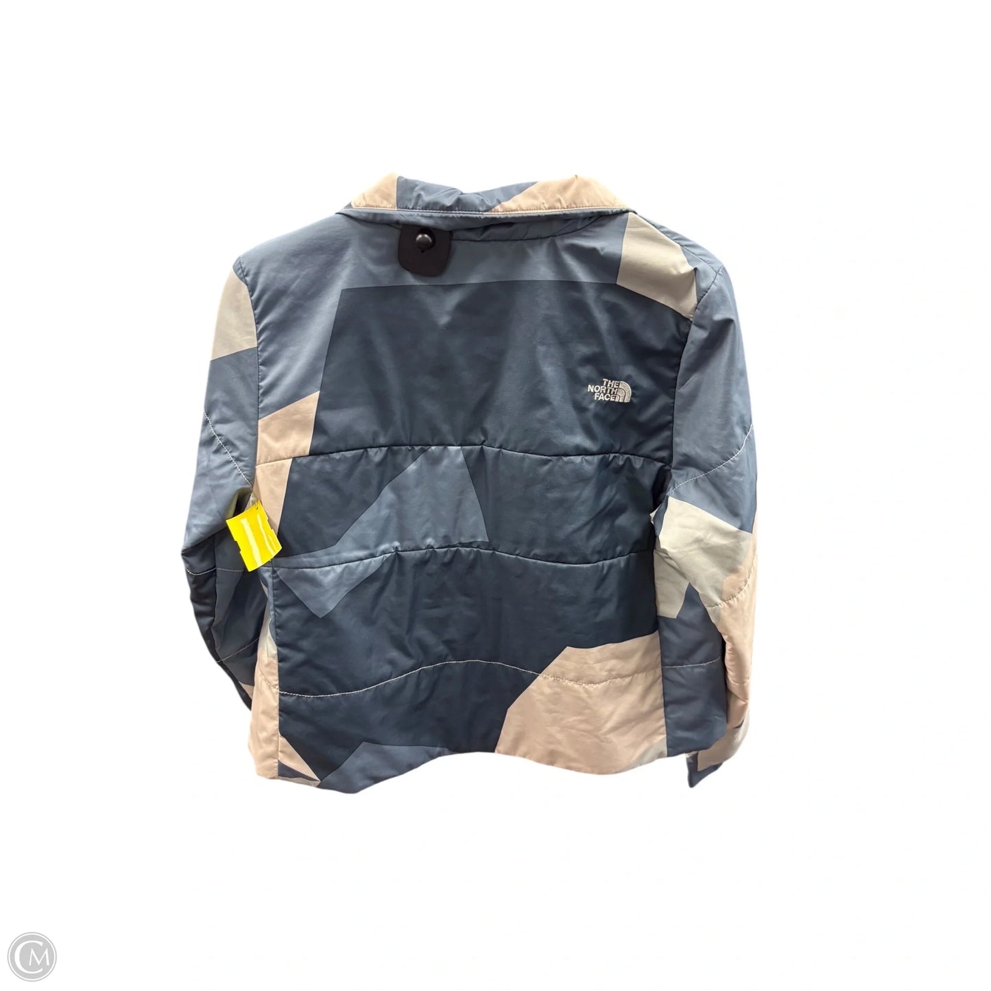 Jacket Puffer & Quilted By The North Face In Blue & Cream, Size: M