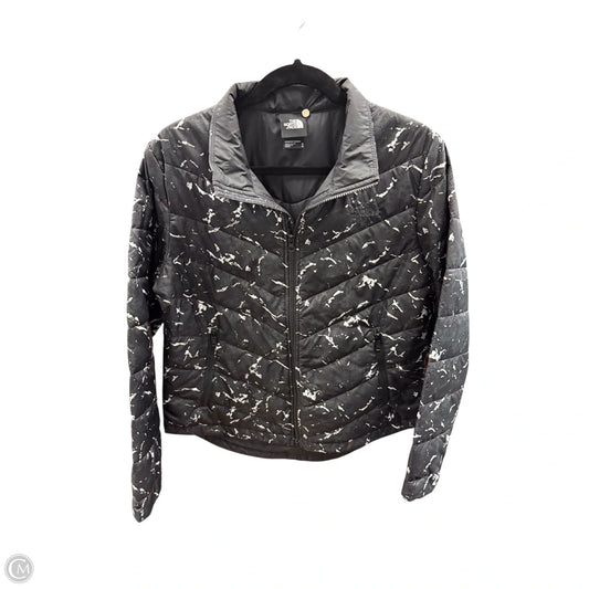 Jacket Puffer & Quilted By The North Face In Black & White, Size: M