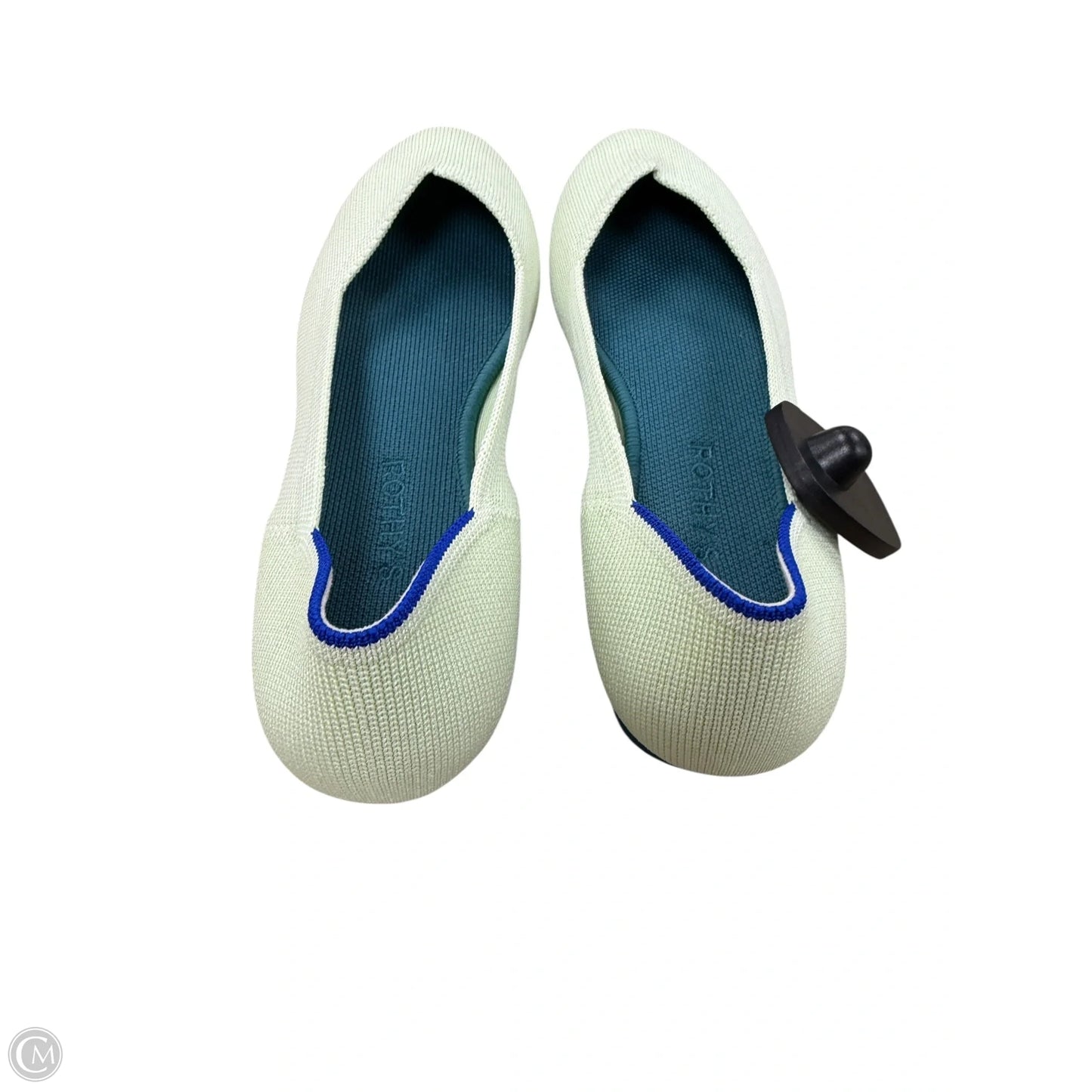 Shoes Flats By Rothys In Green, Size: 9.5