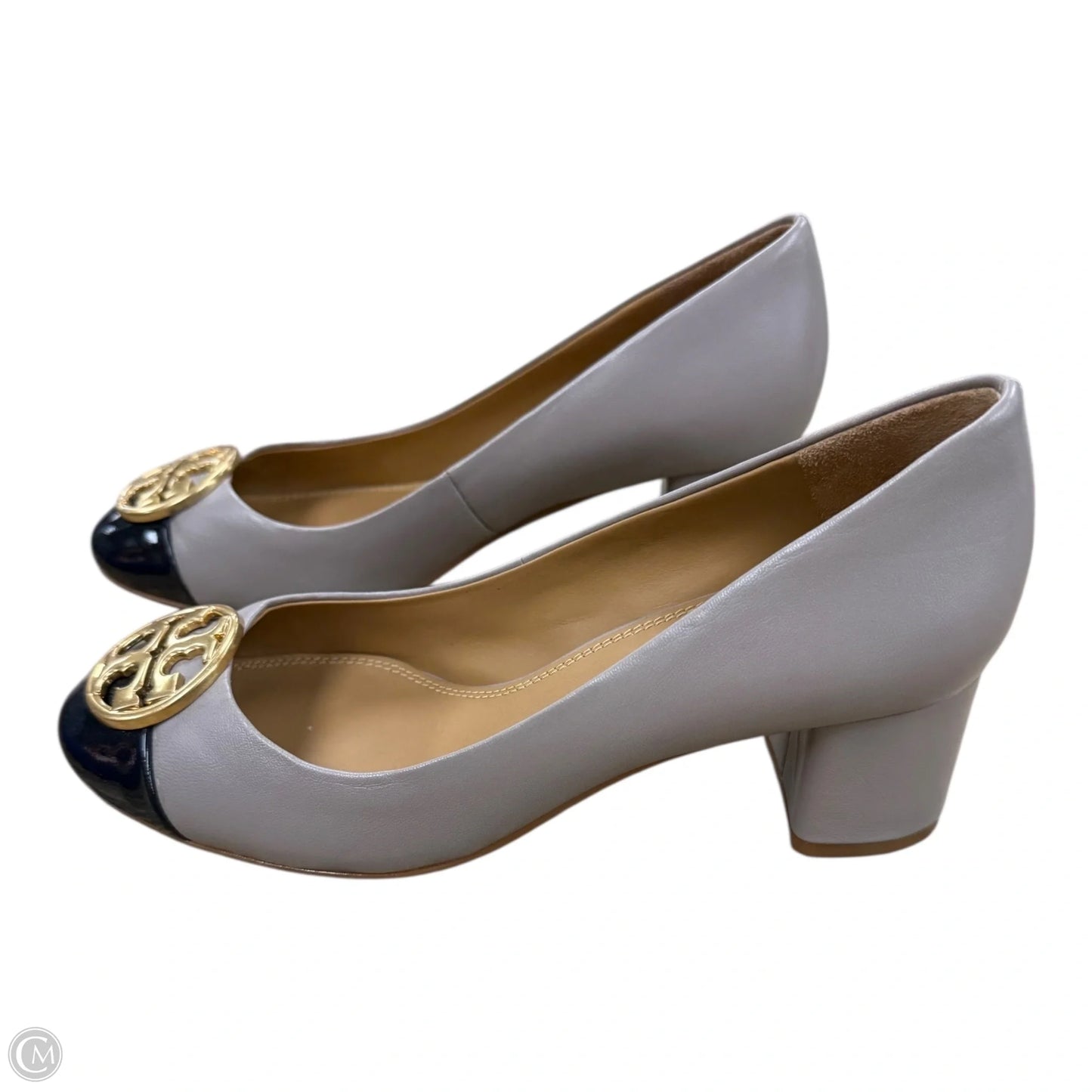 Shoes Designer By Tory Burch In Black & Tan, Size: 6