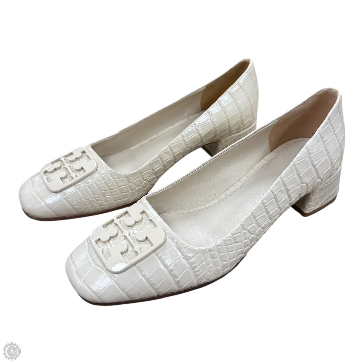 Shoes Designer By Tory Burch In Cream, Size: 7