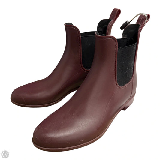 Boots Rain By Storm In Maroon, Size: 8