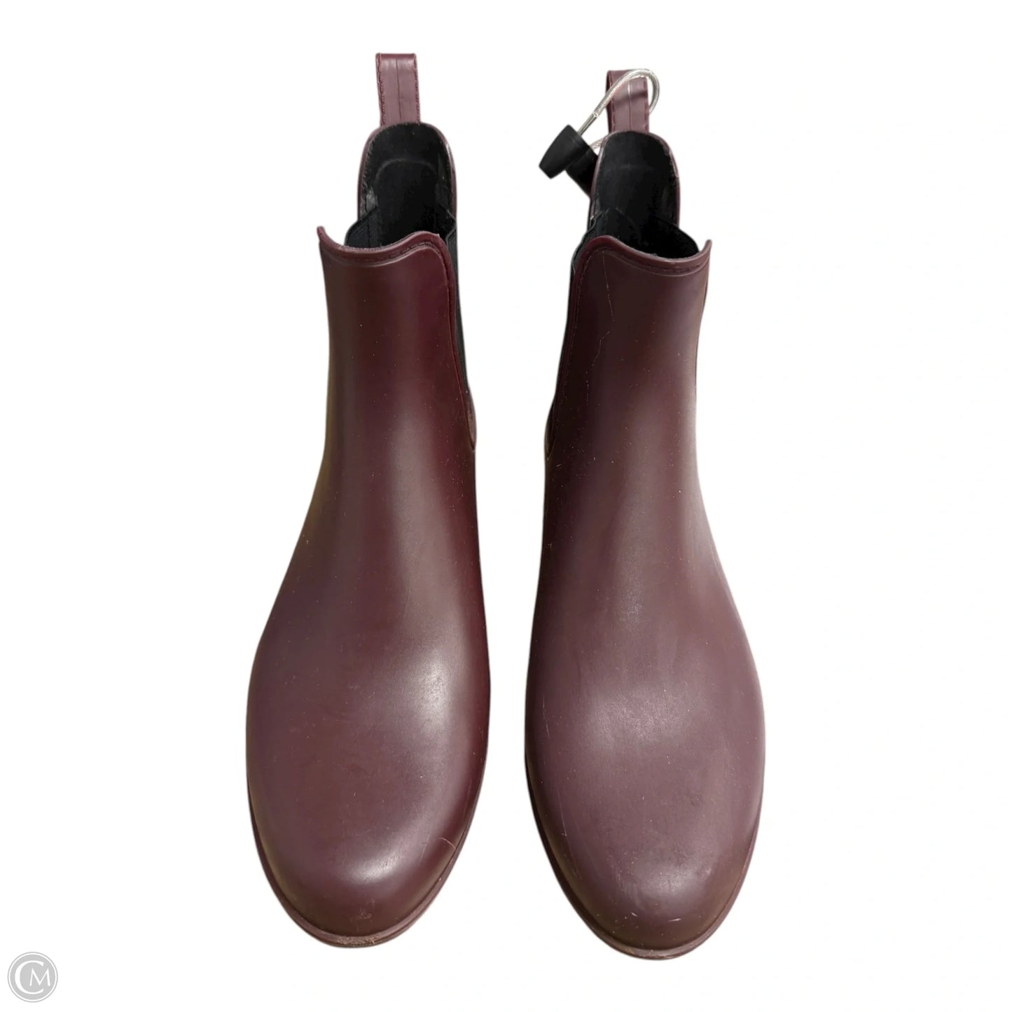 Boots Rain By Storm In Maroon, Size: 8