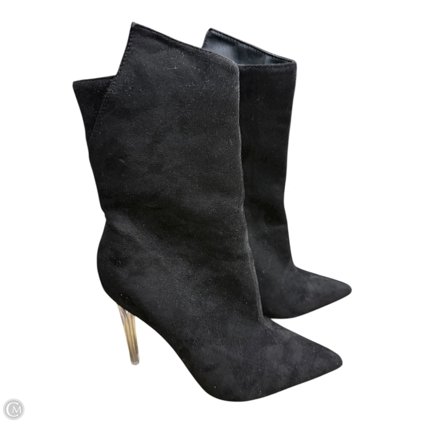 Boots Ankle Heels By Fashion Nova In Black, Size: 6
