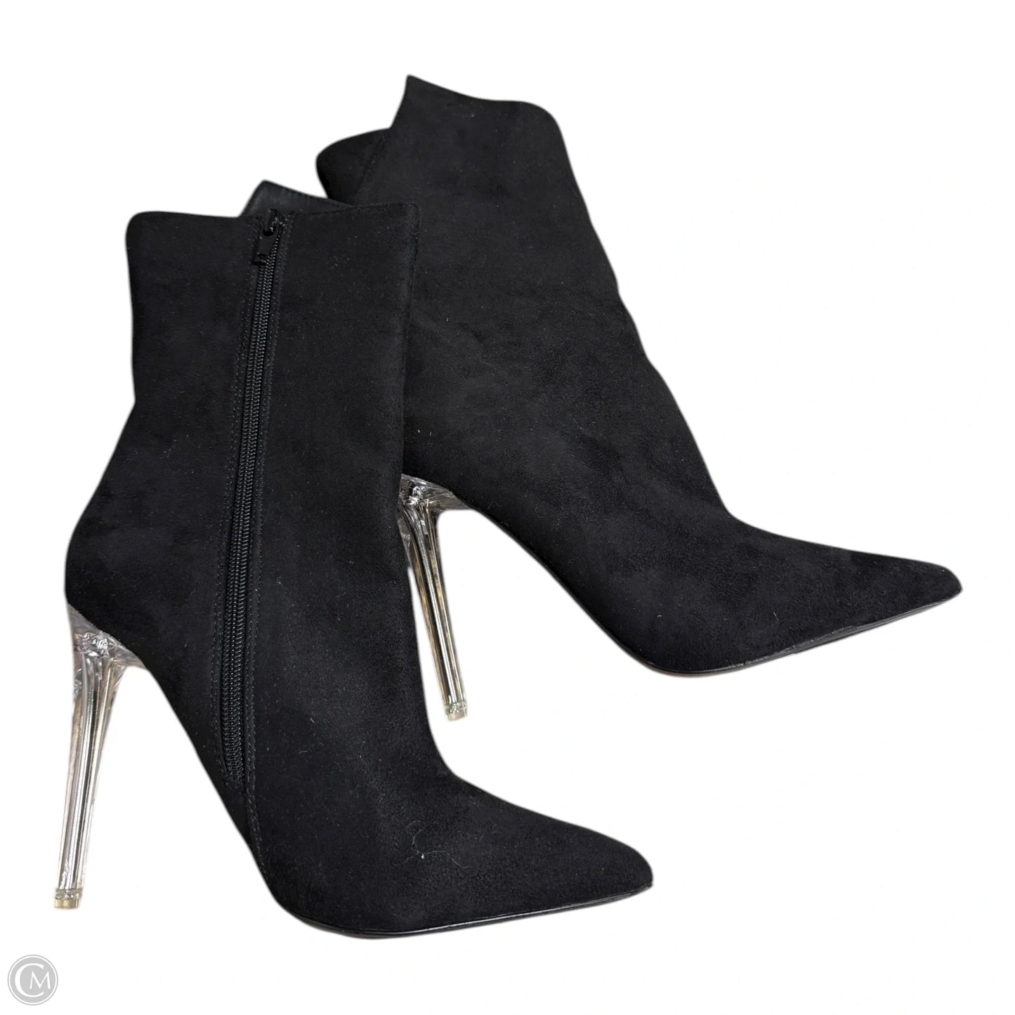 Boots Ankle Heels By Fashion Nova In Black, Size: 6