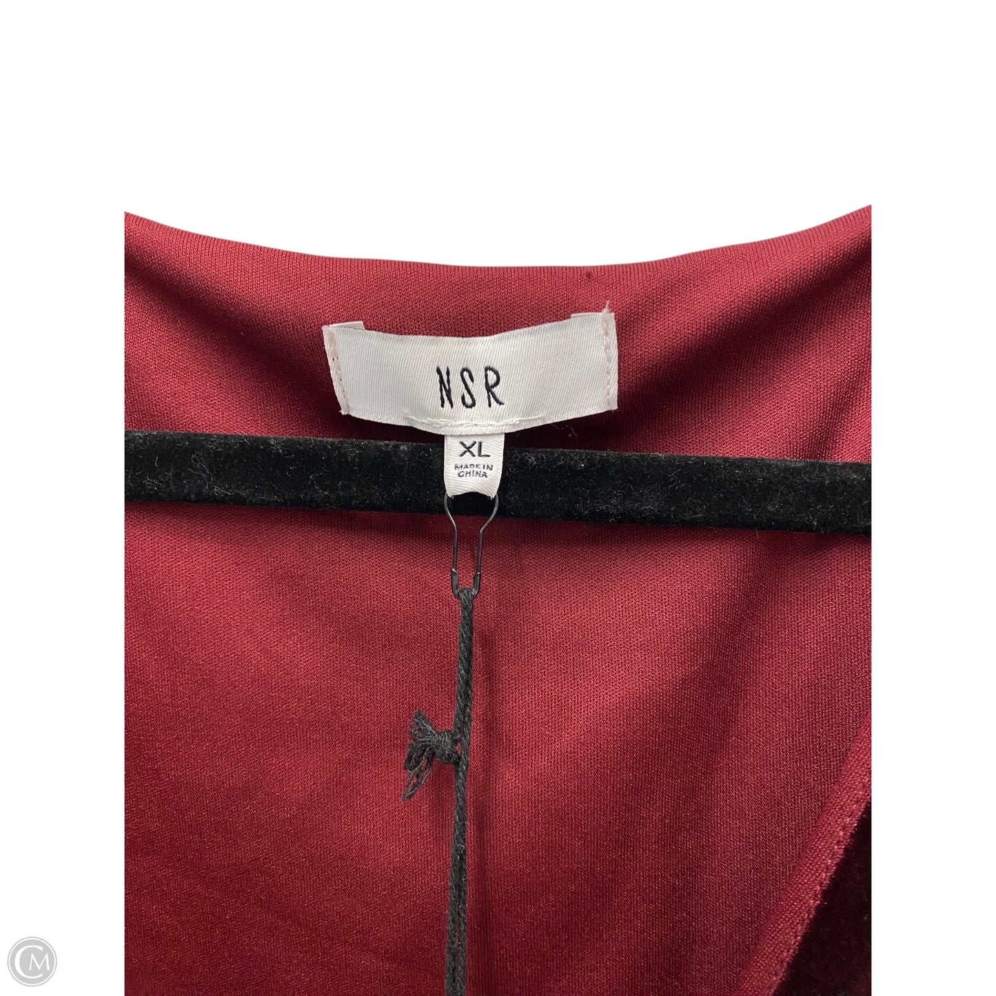 Dress Party Midi By Cmb In Maroon, Size: Xl