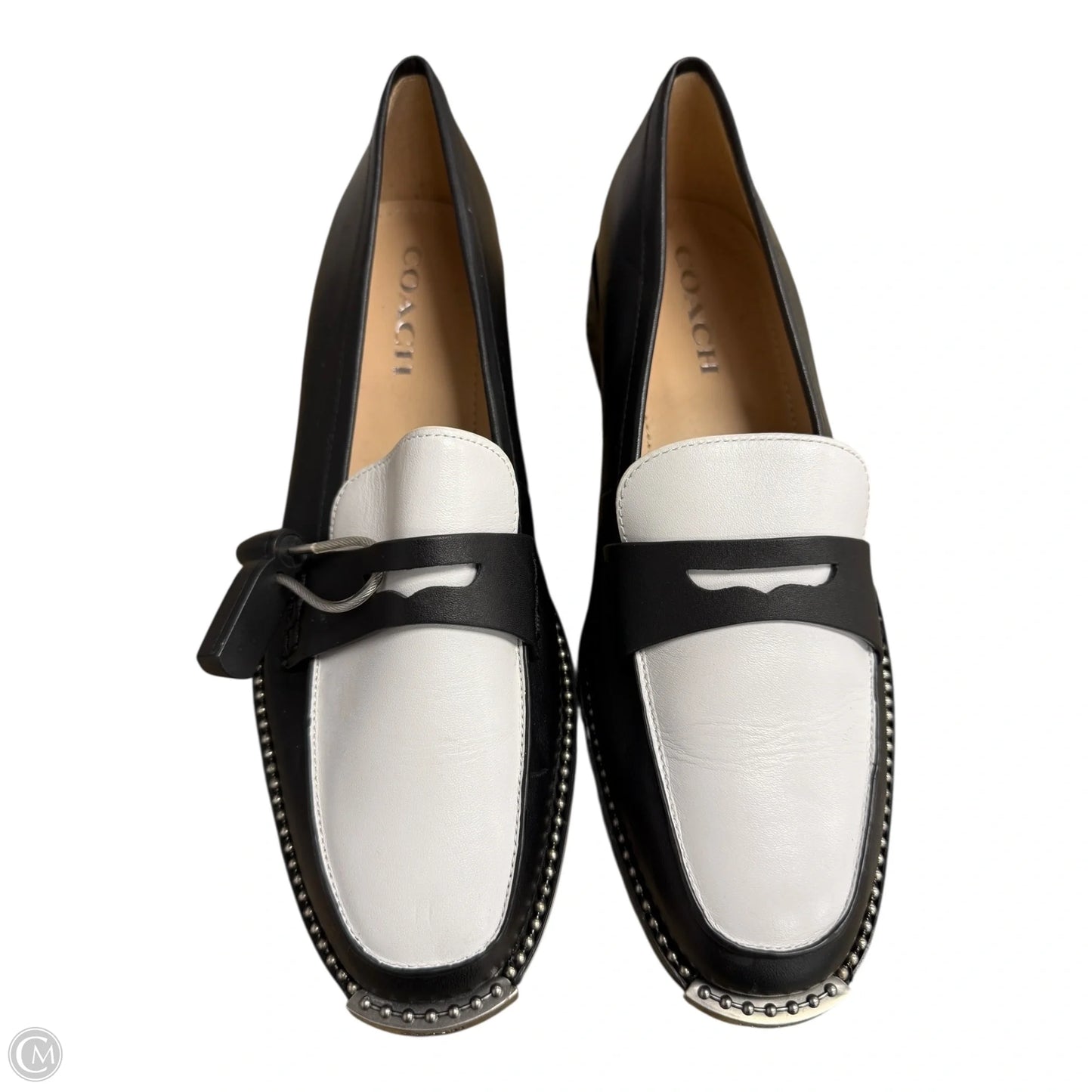 Shoes Designer By Coach In Black & White, Size: 8.5