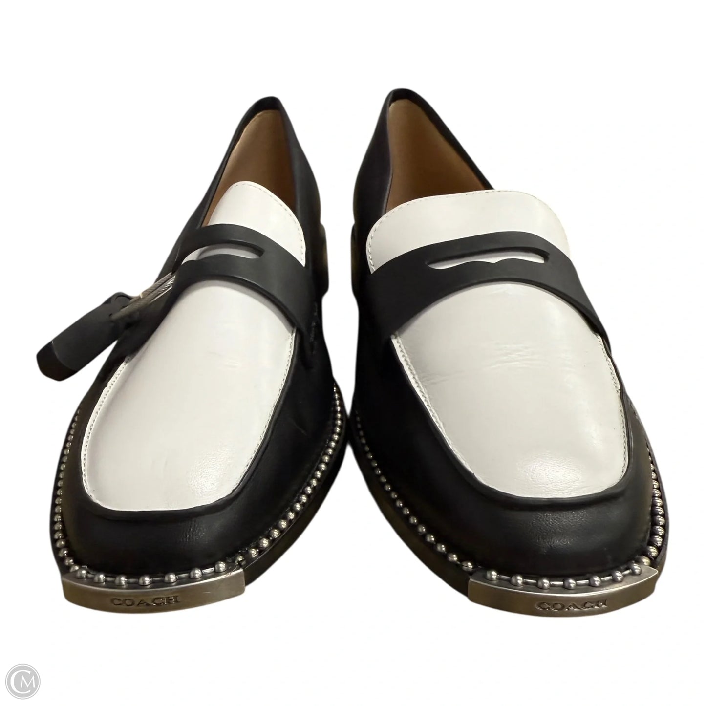 Shoes Designer By Coach In Black & White, Size: 8.5