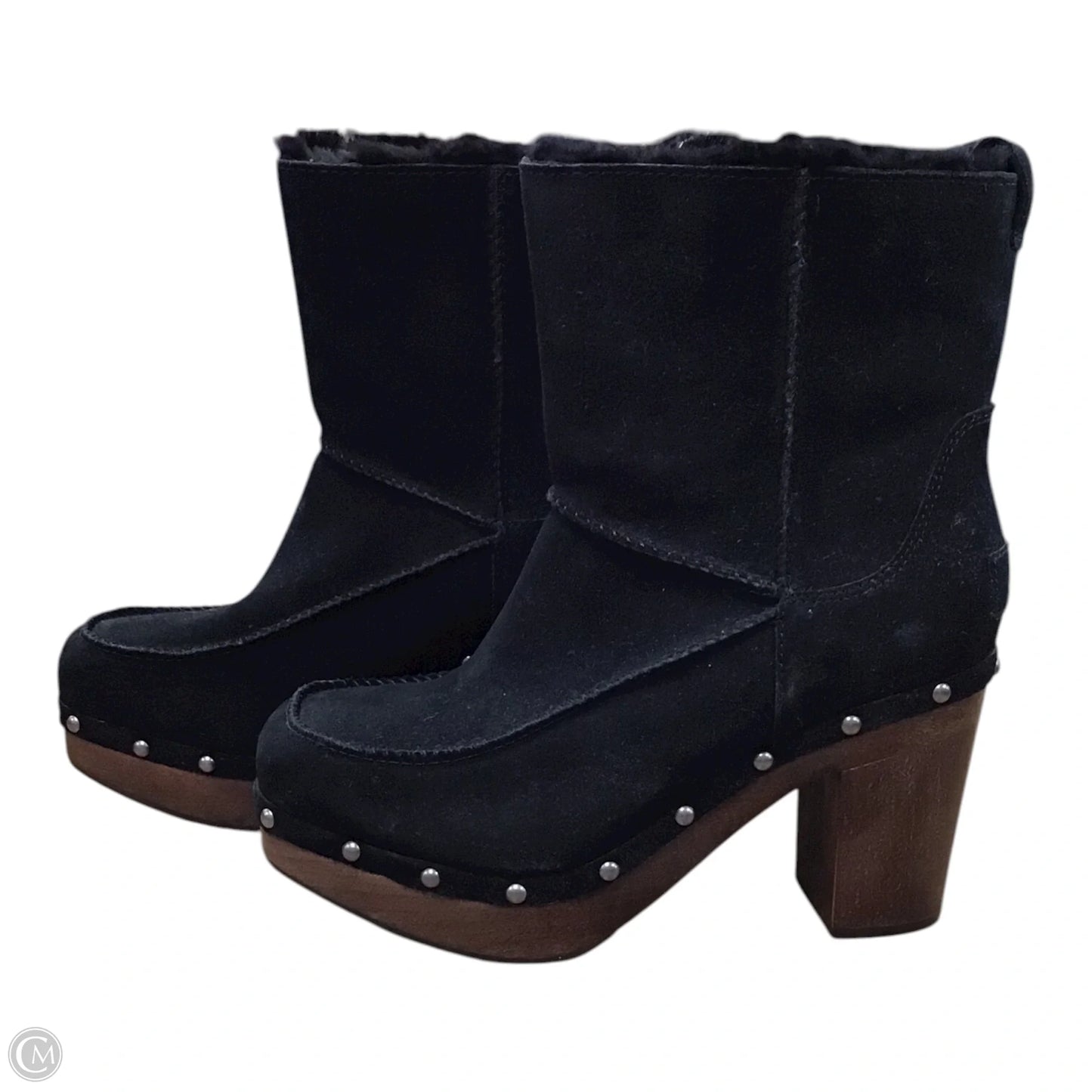 Boots Designer By Ugg In Black, Size: 9