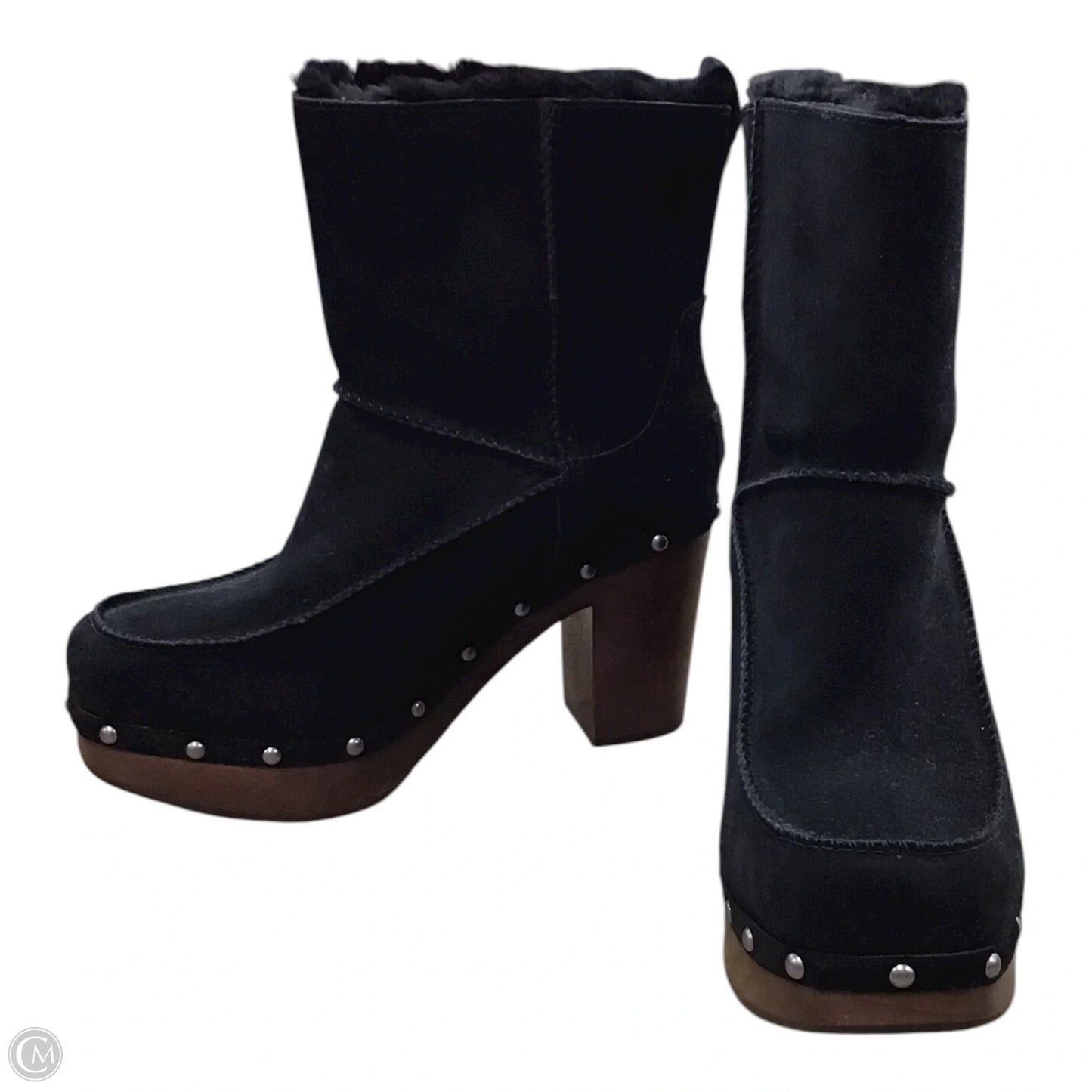 Boots Designer By Ugg In Black, Size: 9