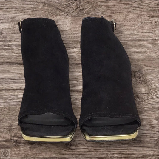 Sandals Heels Block By Steve Madden In Black, Size: 7.5