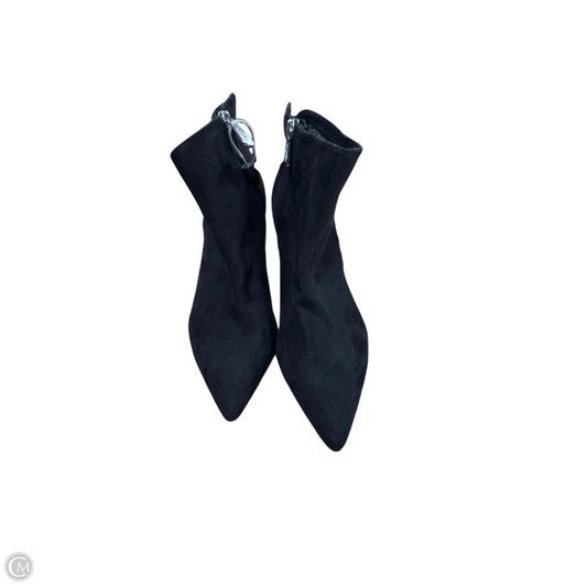 Boots Ankle Heels By Charles David In Black, Size: 8.5