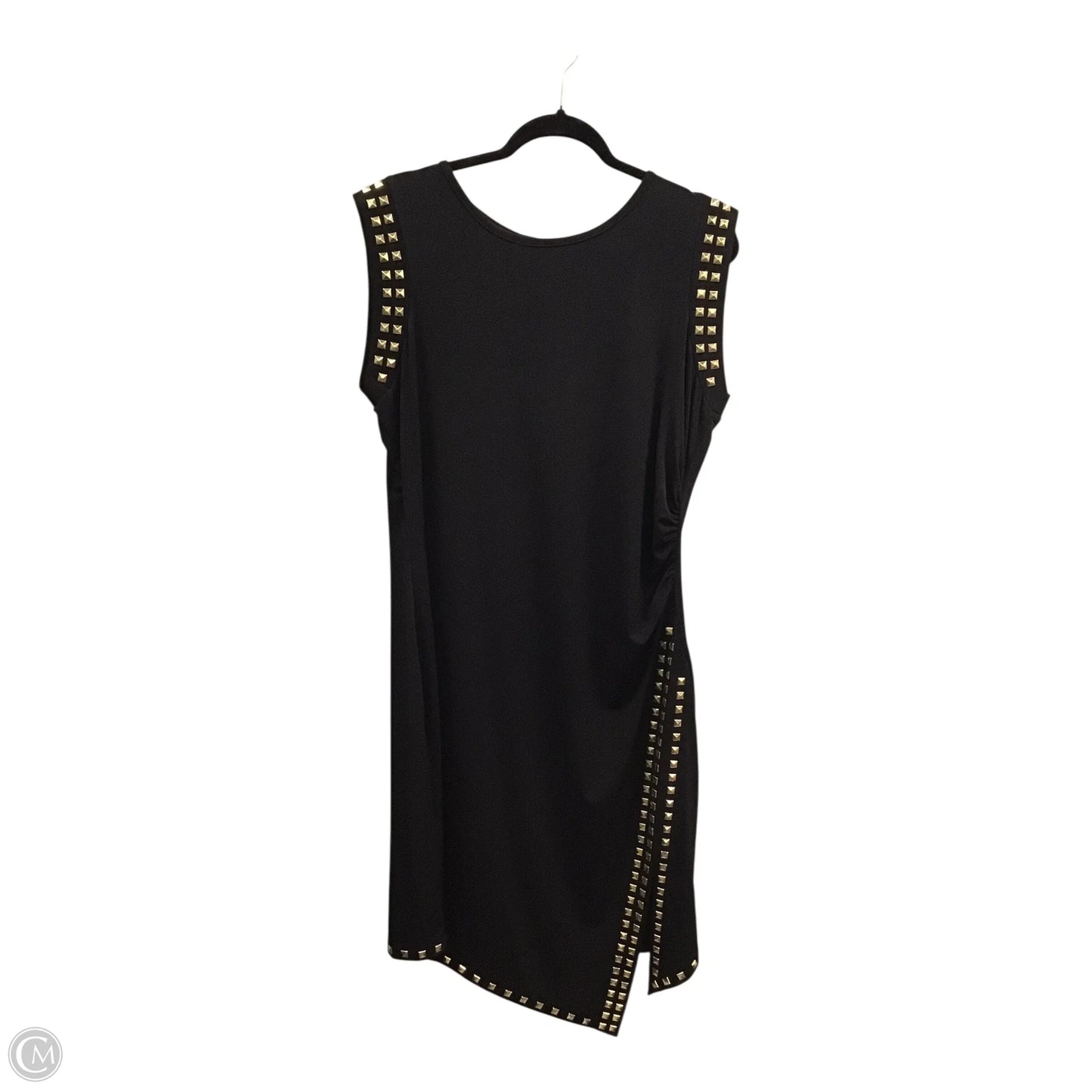 Dress Party Short By Michael By Michael Kors In Black & Gold, Size: 0x
