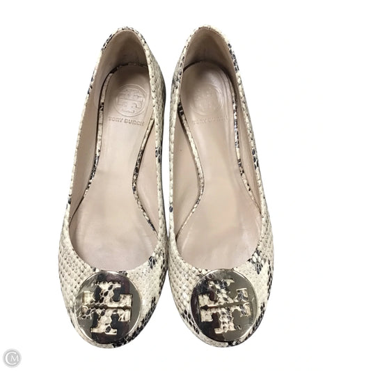 Shoes Designer By Tory Burch In Snakeskin Print, Size: 6.5
