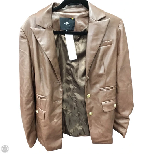Blazer By 7 For All Mankind In Brown, Size: Xs