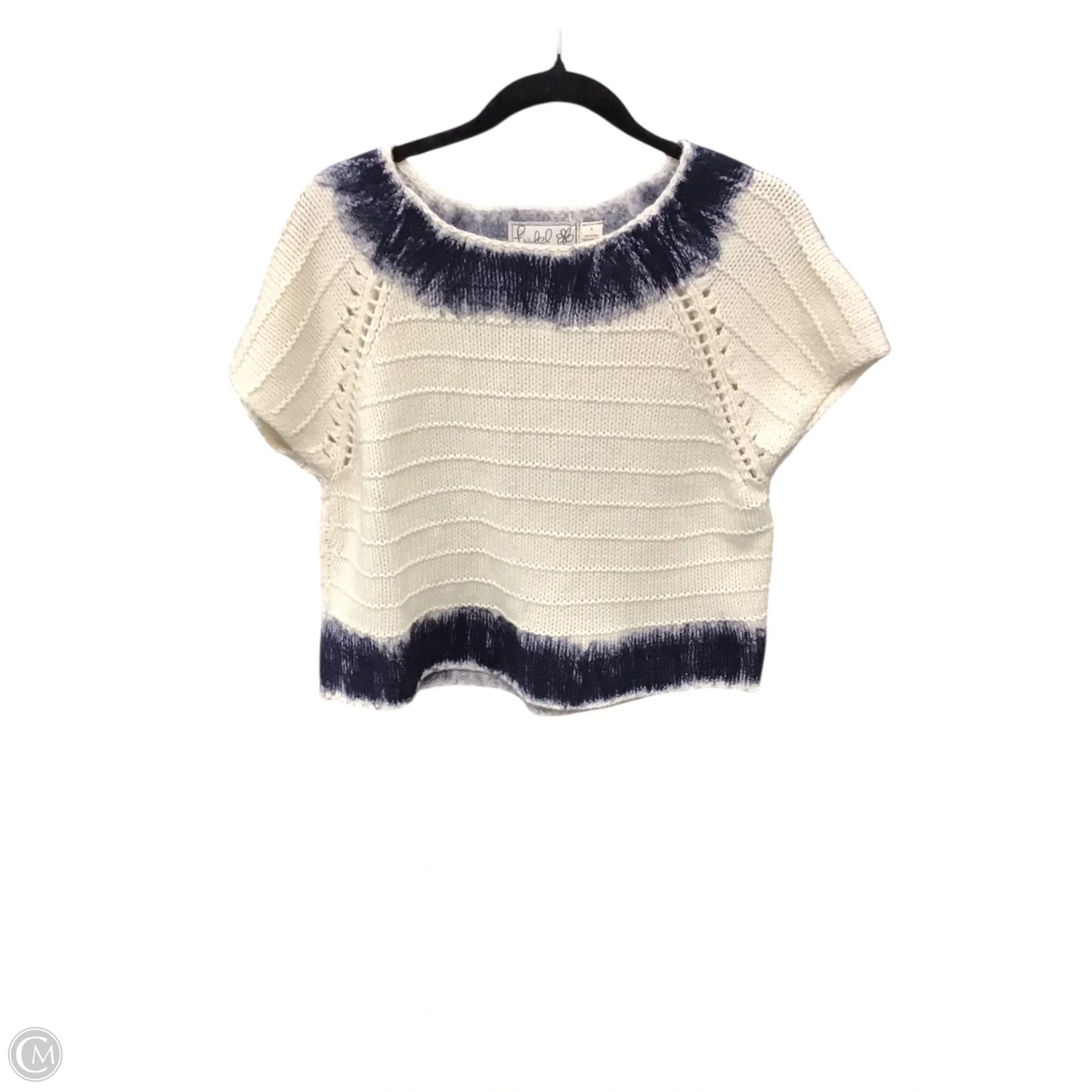 Sweater Short Sleeve By Field Flower In Cream, Size: S