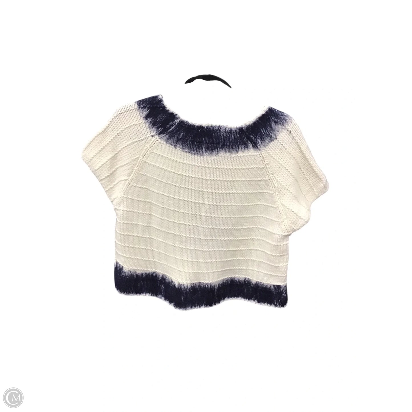 Sweater Short Sleeve By Field Flower In Cream, Size: S