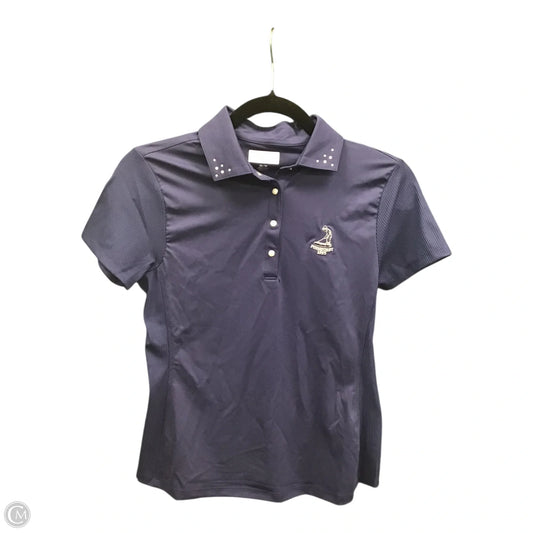 Athletic Top Short Sleeve By Greg Norman In Blue, Size: Xs