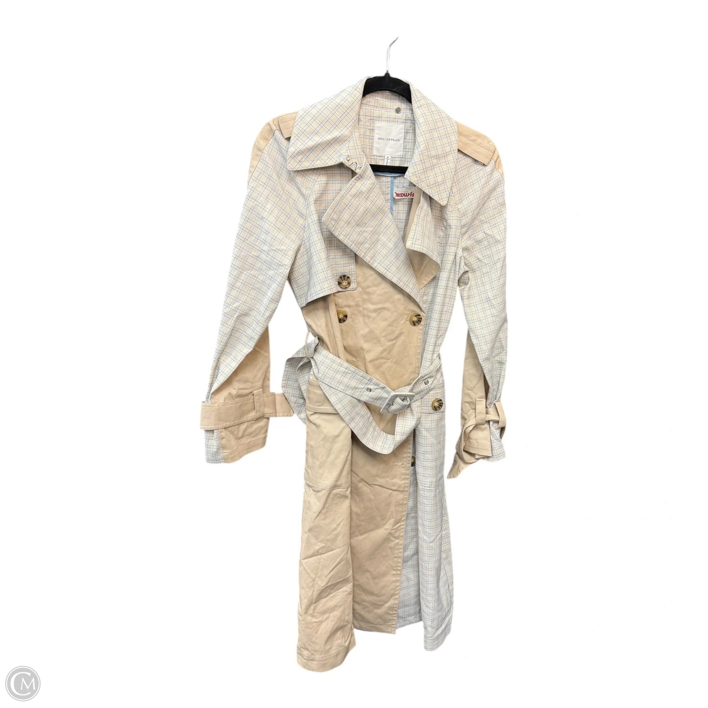 Jacket Other By Avec Les Filles In Blue & Tan, Size: M