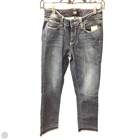 Jeans Straight By Paige In Blue, Size: 4