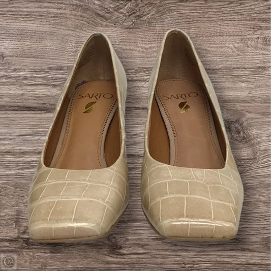 Shoes Heels Block By Clothes Mentor In Animal Print, Size: 5.5