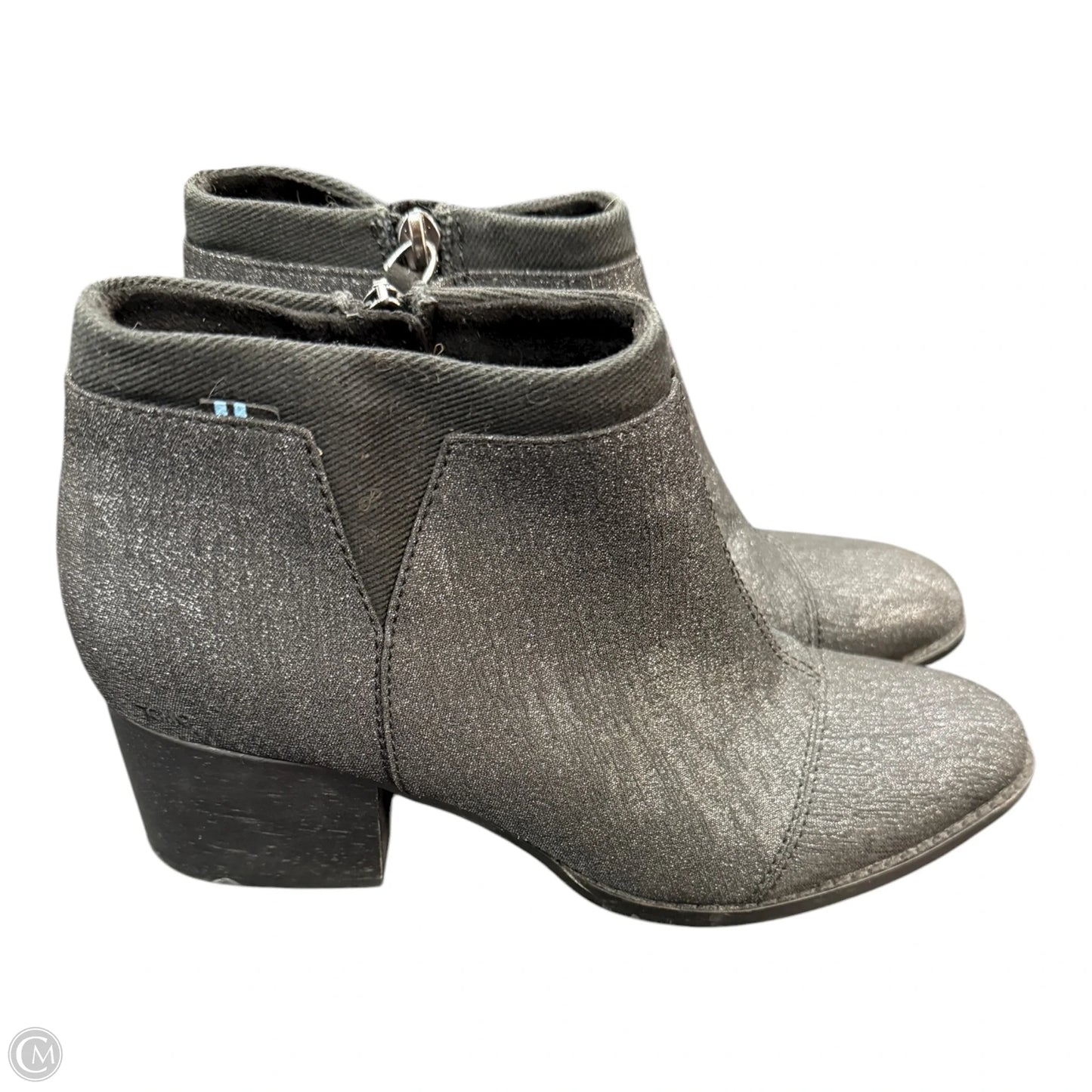 Boots Ankle Heels By Toms In Grey, Size: 7.5