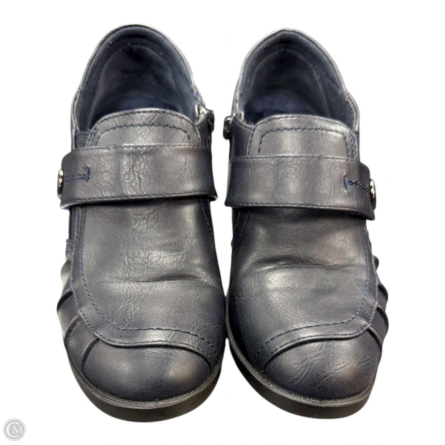 Shoes Heels Block By Easy Street In Blue, Size: 9.5