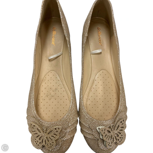 Shoes Athletic By Dollhouse In Rose Gold, Size: 10