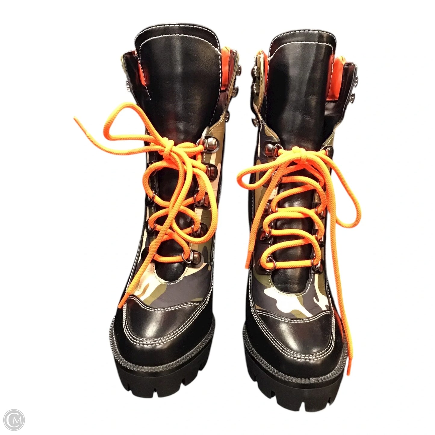 Boots Ankle Heels By Azalea Wang In Multi-colored, Size: 9