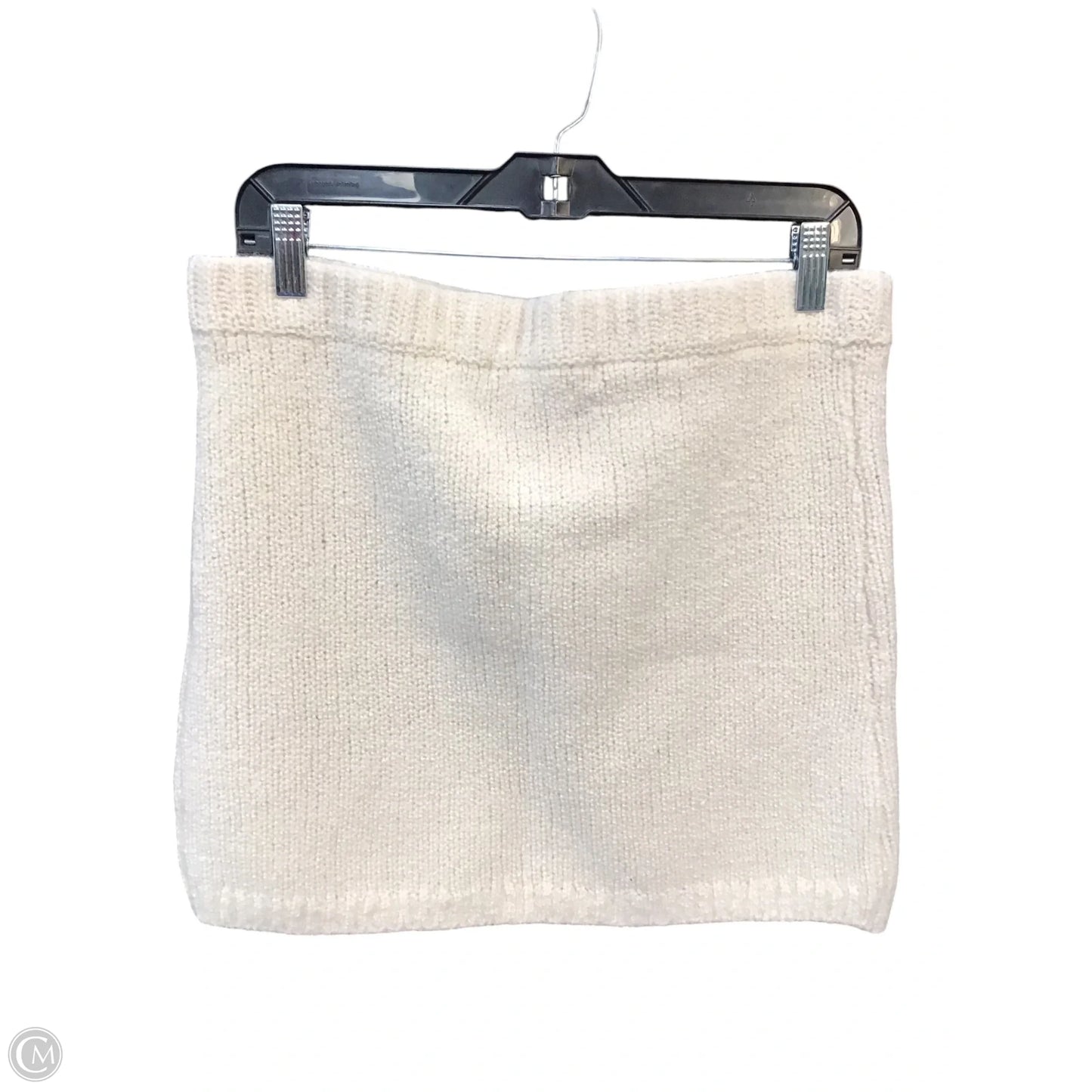 Skirt Mini & Short By Flat White In Cream, Size: L