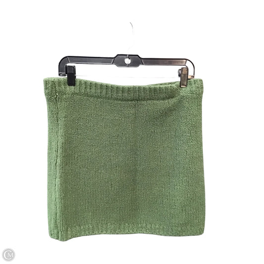 Skirt Mini & Short By Flat White In Green, Size: L