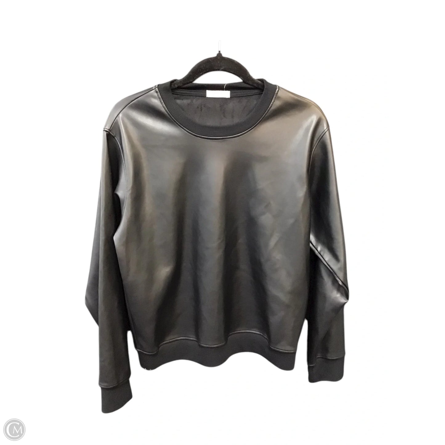 Top Long Sleeve By La Made In Black, Size: M