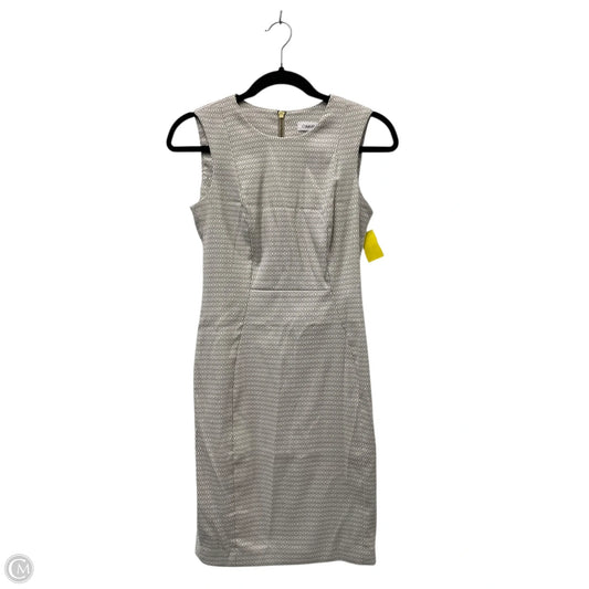 Dress Casual Short By Calvin Klein In Green & White, Size: 4p