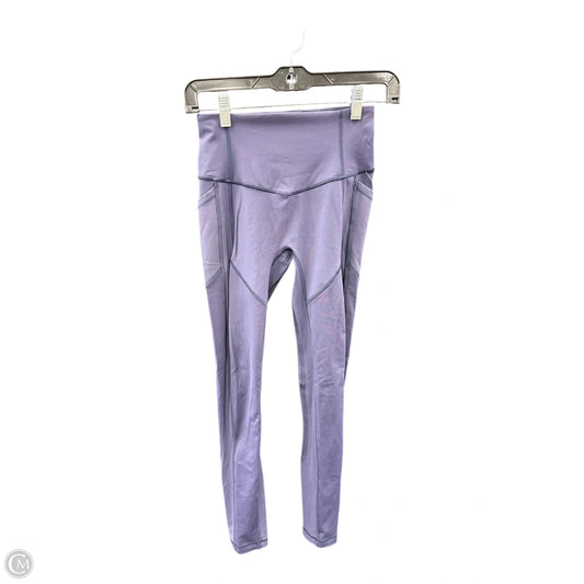Athletic Leggings By Lululemon In Navy, Size: 4