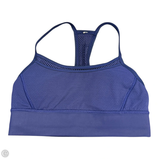 Athletic Bra By Lululemon In Blue, Size: 8