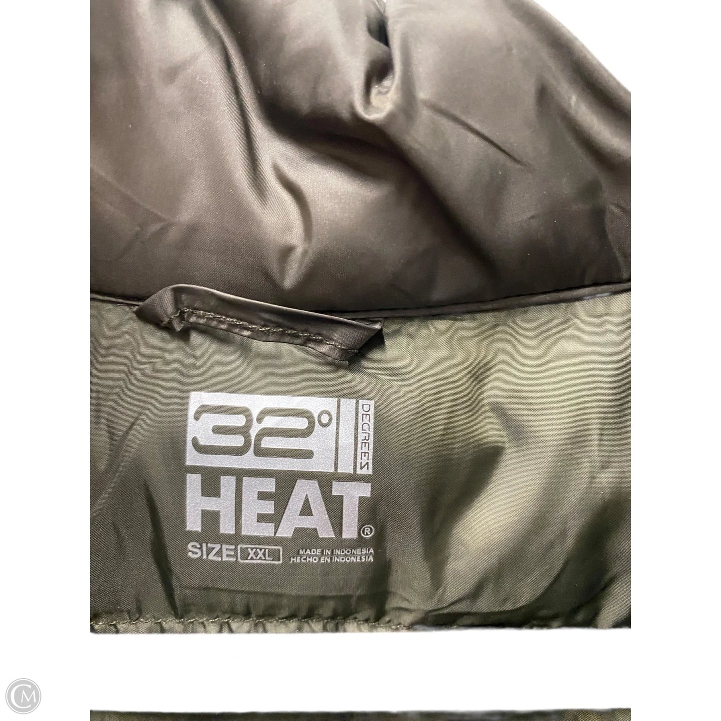 Vest Puffer & Quilted By 32 Degrees In Green, Size: Xxl