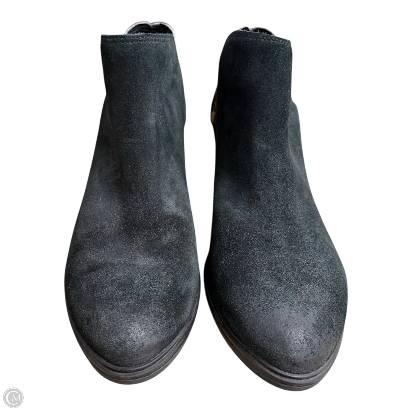 Boots Ankle Heels By Clothes Mentor In Black, Size: 9