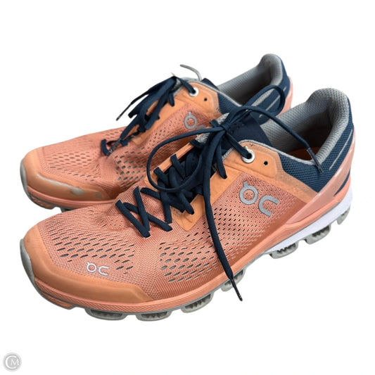 Shoes Athletic By On Cloud In Peach, Size: 9.5