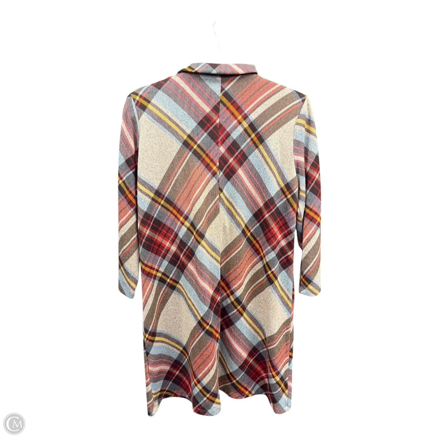 Dress Casual Short By R And K Originals In Plaid Pattern, Size: M