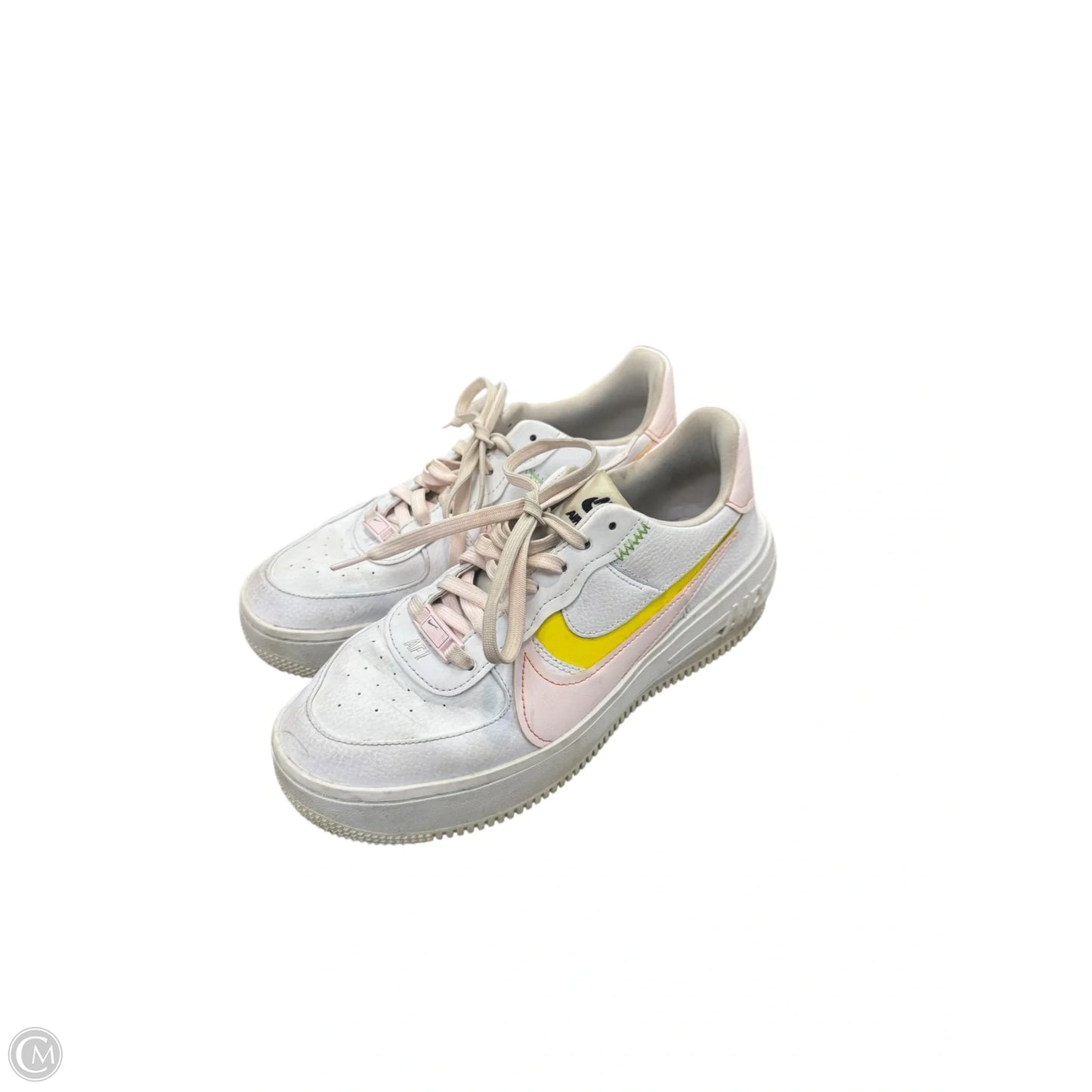 Shoes Sneakers By Nike In Pink & White, Size: 8.5