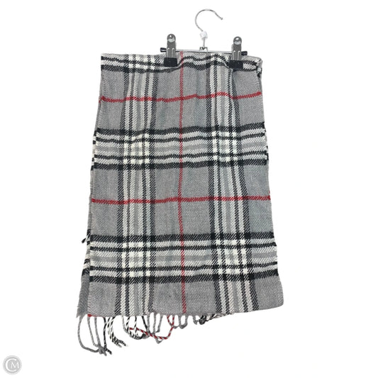 Scarf Winter By Clothes Mentor In Plaid Pattern