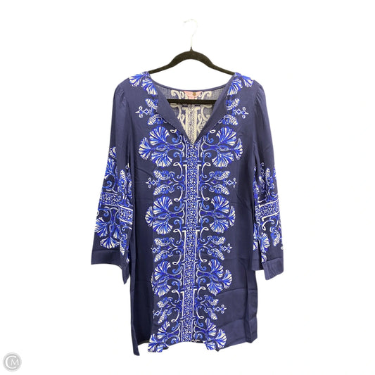Dress Designer By Lilly Pulitzer In Blue, Size: M