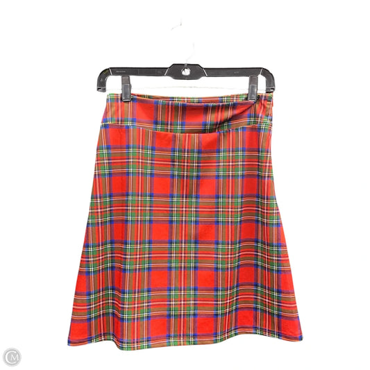 Skirt Mini & Short By Clothes Mentor In Plaid Pattern, Size: S