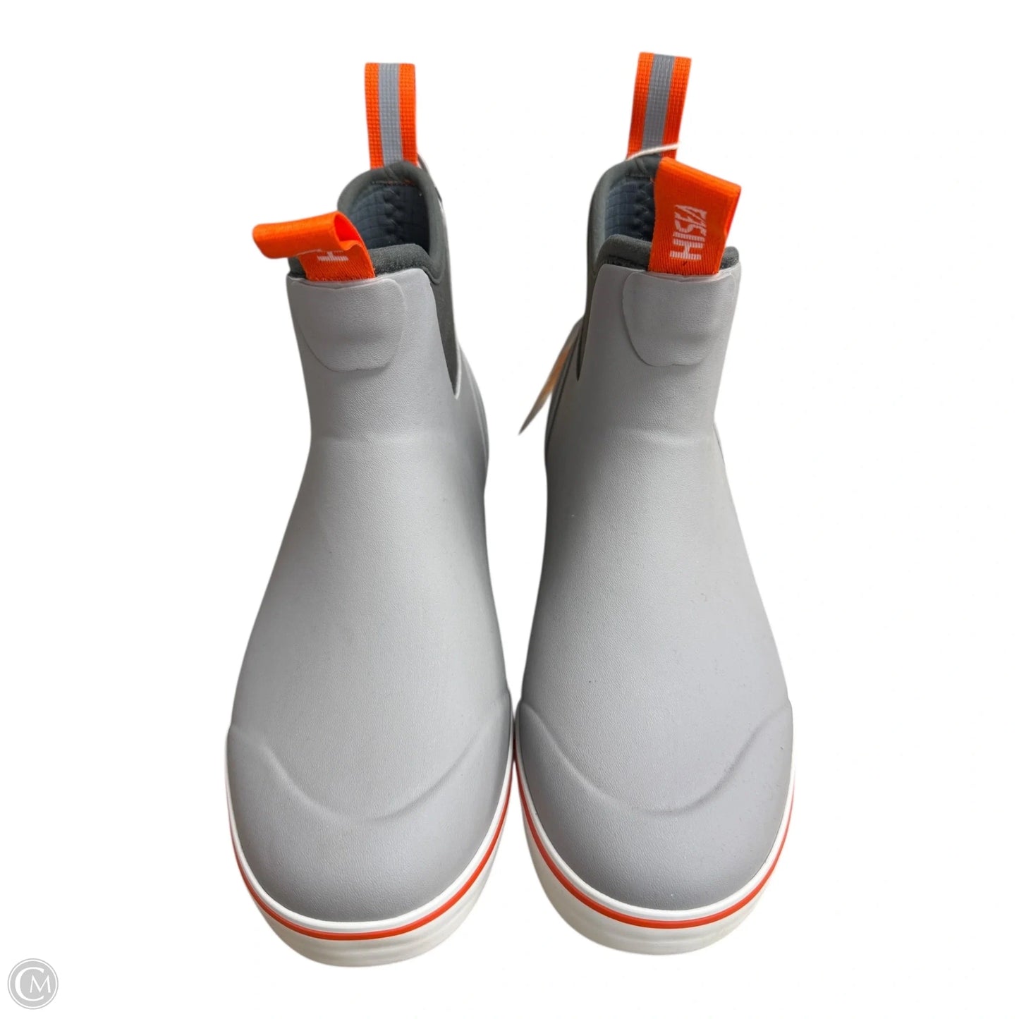 Boots Rain By Hisea In Grey & Orange, Size: 7