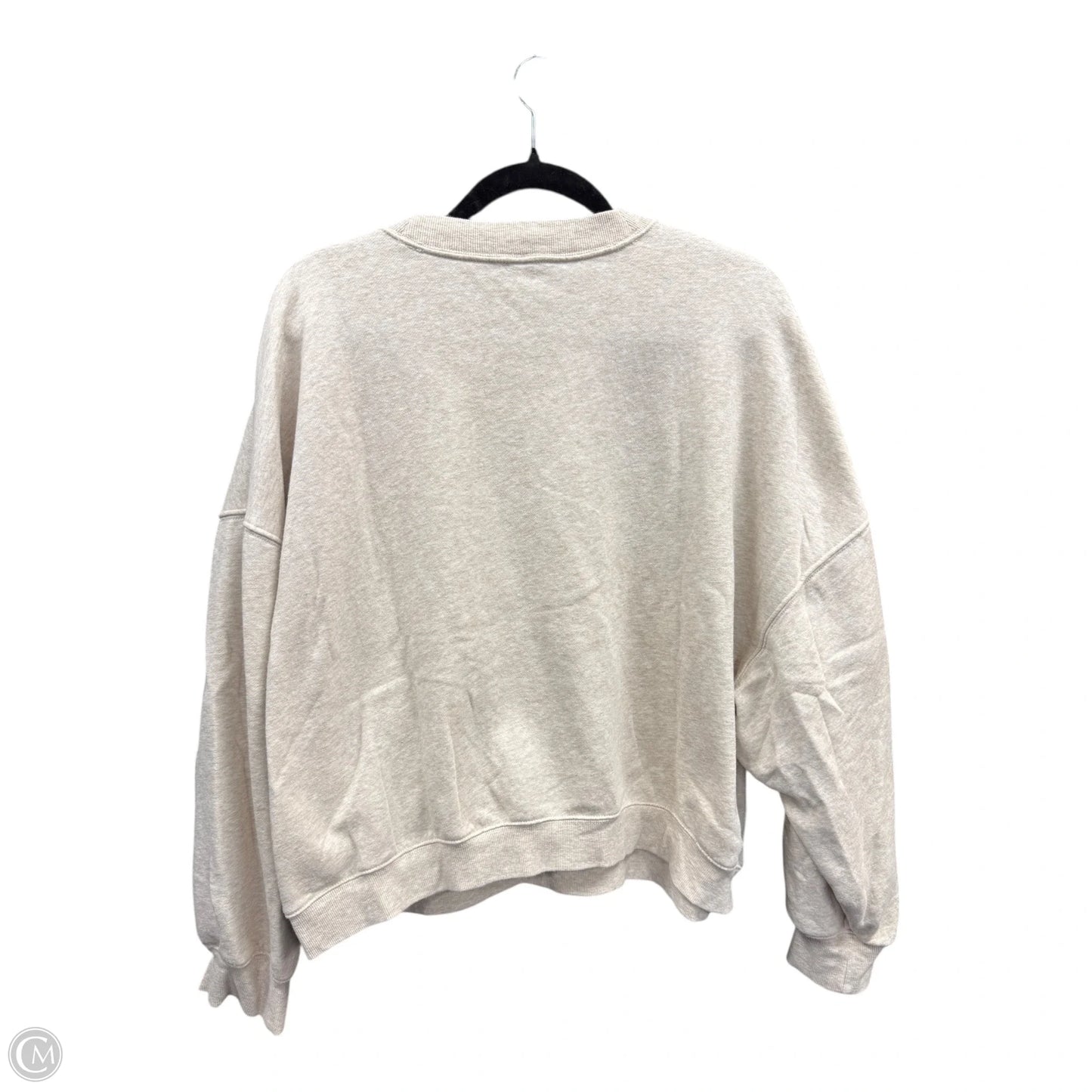 Sweatshirt Crewneck By Old Navy In Tan, Size: Xxl