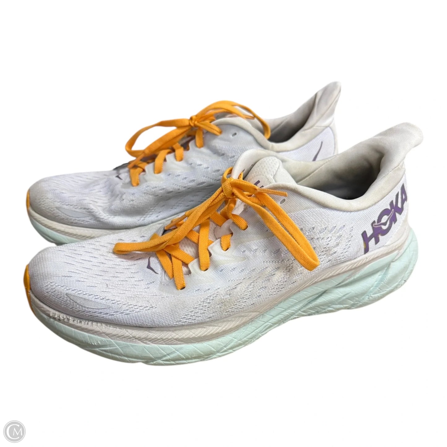 Shoes Athletic By Hoka In White, Size: 10