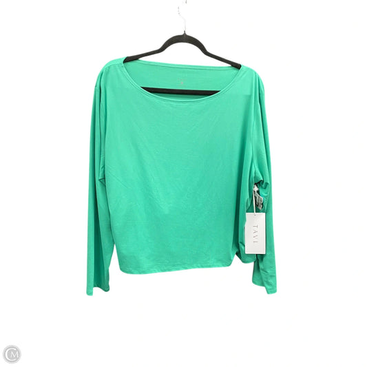 Top 3/4 Sleeve By Clothes Mentor In Green, Size: Xl