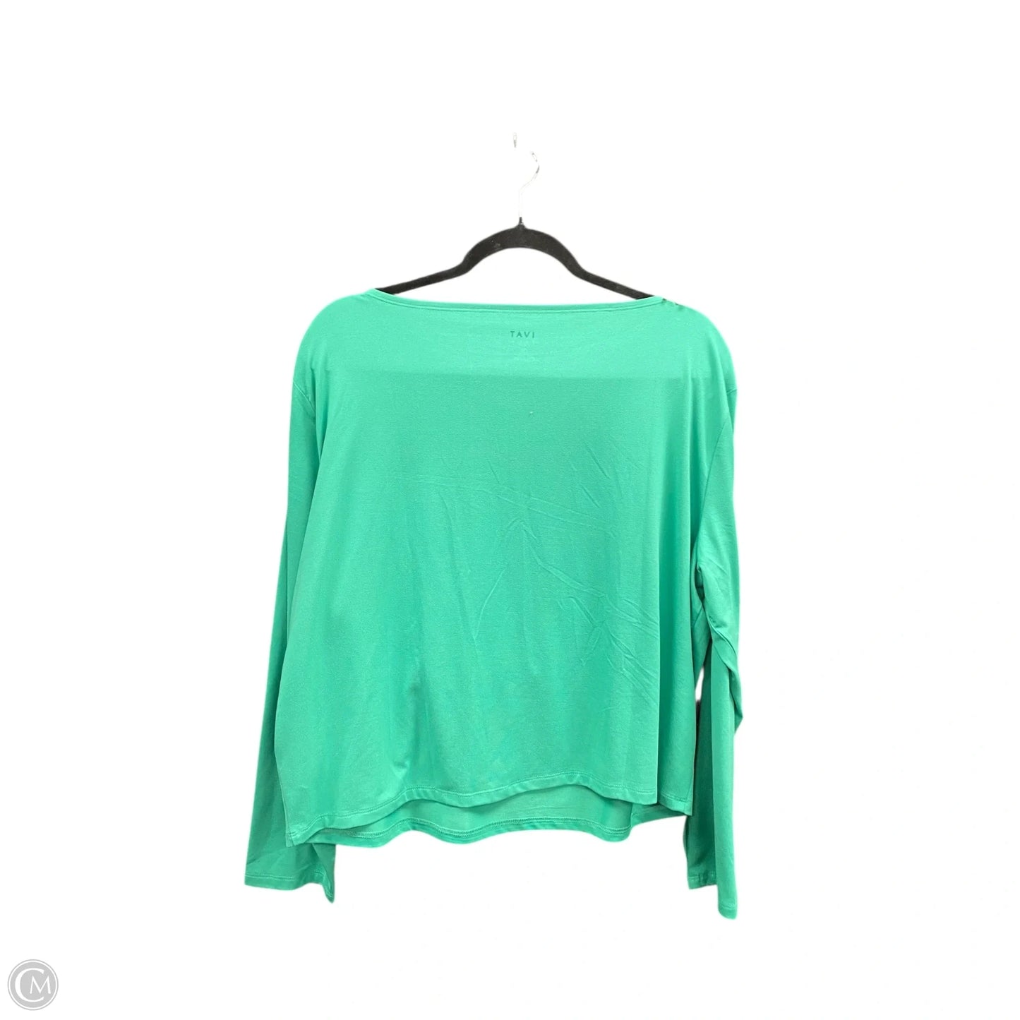 Top 3/4 Sleeve By Clothes Mentor In Green, Size: Xl