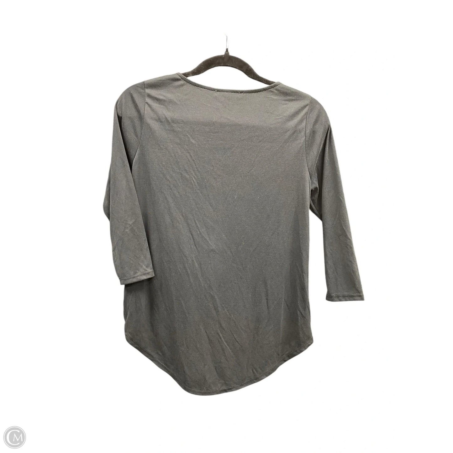 Top 3/4 Sleeve By Green Envelope In Black, Size: Xs