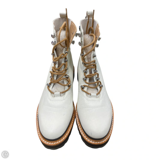 Boots Combat By Marc Fisher In Cream, Size: 8.5